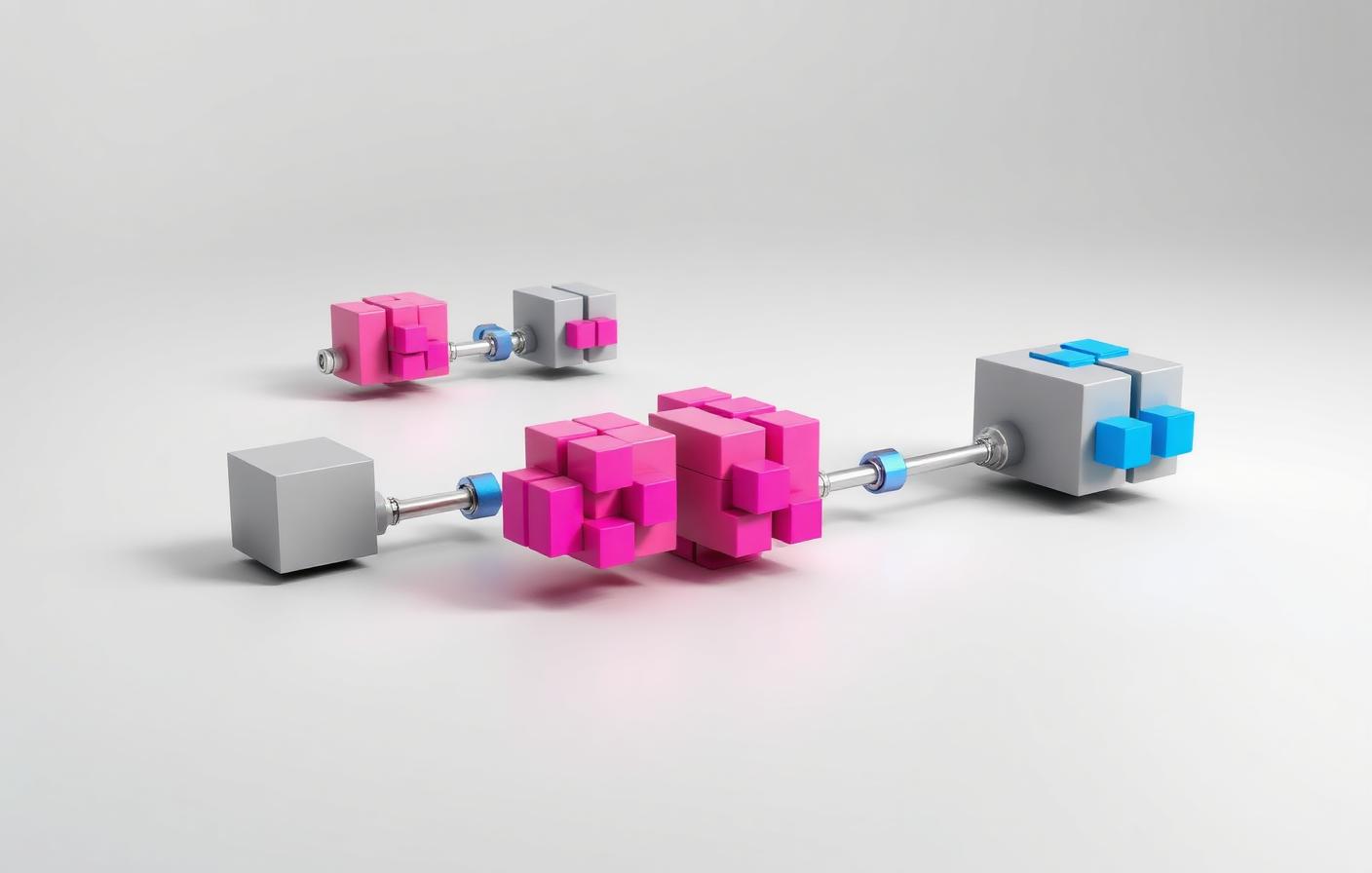Cross functional teams connected through clear structural interfaces